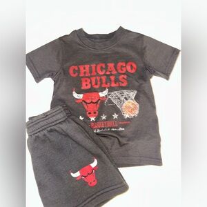 Chicago Bulls Graphic T-Shirt and shorts Set